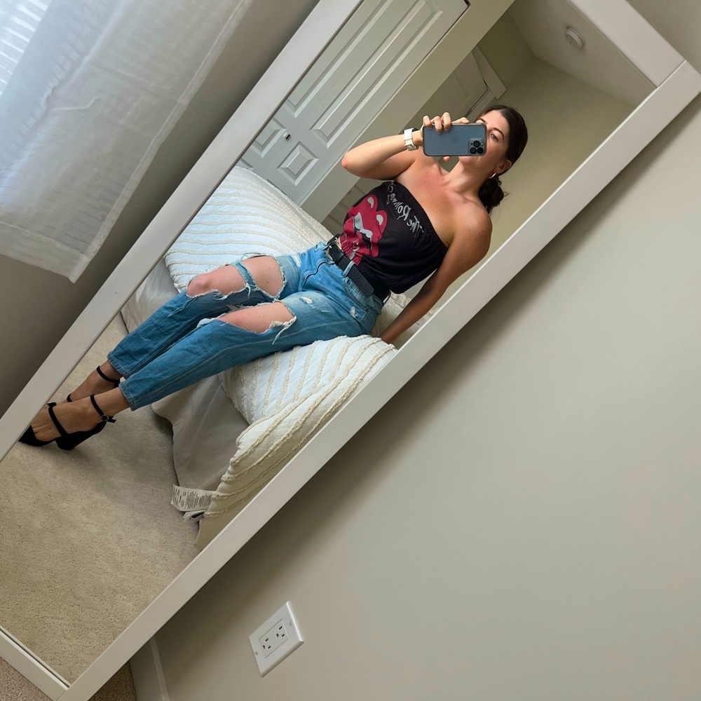 Rolling Stones graphic tube top